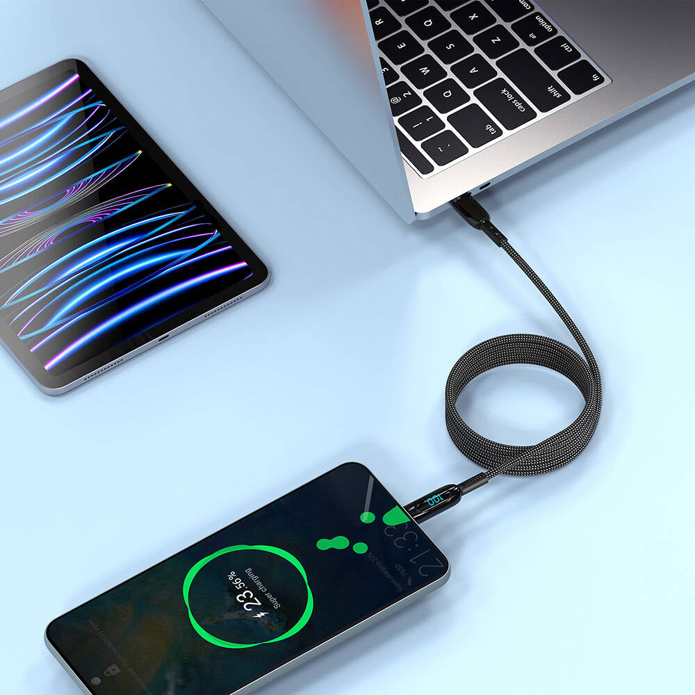 Wiwu Wi-C041 MagQ Çinko Alaşımlı Type-C to Type-C Hızlı Şarj Özellikli Data ve Şarj Kablosu 100W Wiwu Wi-C041 MagQ Çinko Alaşımlı Type-C to Type-C Hızlı Şarj Özellikli Data ve Şarj Kablosu 100W